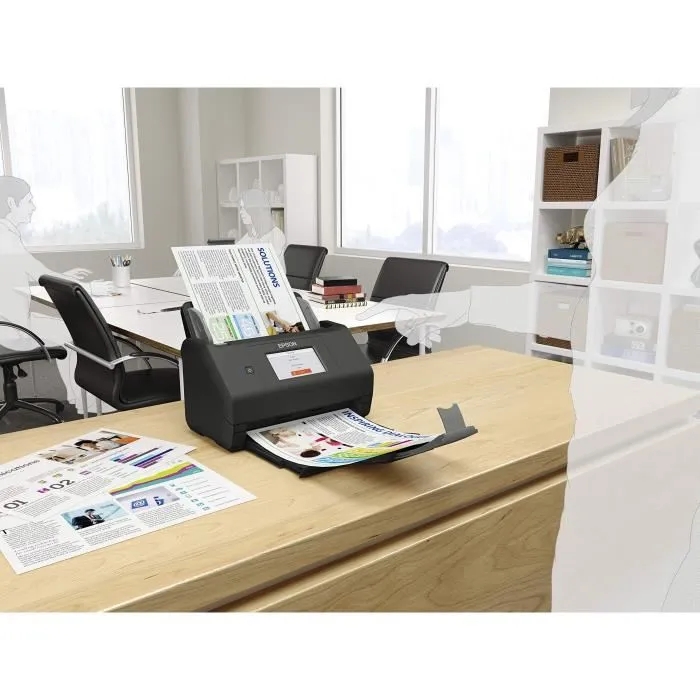 Epson WorkForce ES-580W Escáner A4 con Wi-Fi y Pantalla Táctil