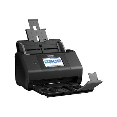Epson WorkForce ES-580W Escáner de documentos A4 inalámbrico, 35 ppm, ADF de 100 hojas, USB 3.2, WiFi, escaneo dúplex a color, ReadyScan LED, CIS, 600 x 600 DPI