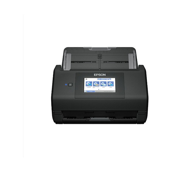 Epson WorkForce ES-580W Escáner de documentos A4 inalámbrico, 35 ppm, ADF de 100 hojas, USB 3.2, WiFi, escaneo dúplex a color, ReadyScan LED, CIS, 600 x 600 DPI