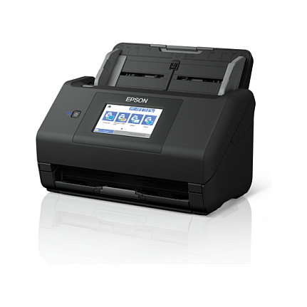 Epson WorkForce ES-580W Escáner de documentos A4 inalámbrico, 35 ppm, ADF de 100 hojas, USB 3.2, WiFi, escaneo dúplex a color, ReadyScan LED, CIS, 600 x 600 DPI