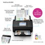 Epson WorkForce ES-580W Escáner de documentos A4 inalámbrico, 35 ppm, ADF de 100 hojas, USB 3.2, WiFi, escaneo dúplex a color, ReadyScan LED, CIS, 600 x 600 DPI