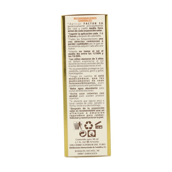 Fleurymer Crema Solar Facial SPF 50 80ml