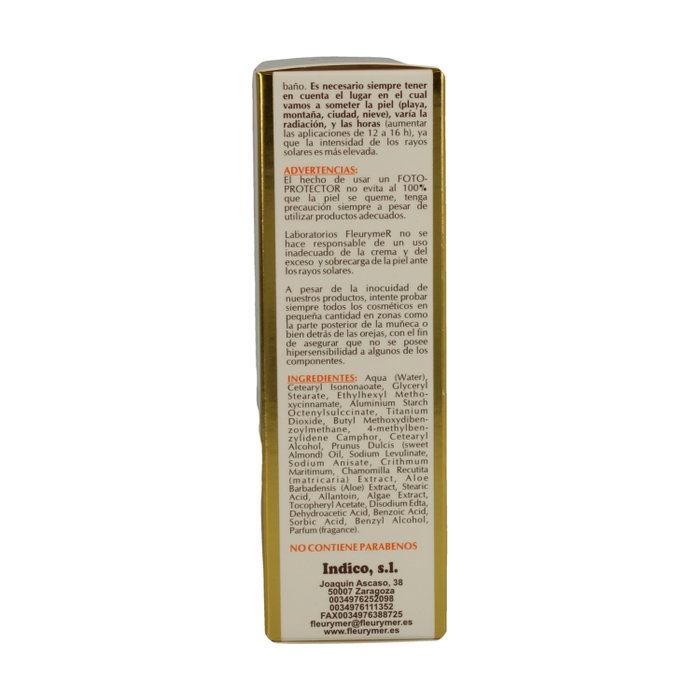 Fleurymer Crema Solar Facial SPF 50 80ml
