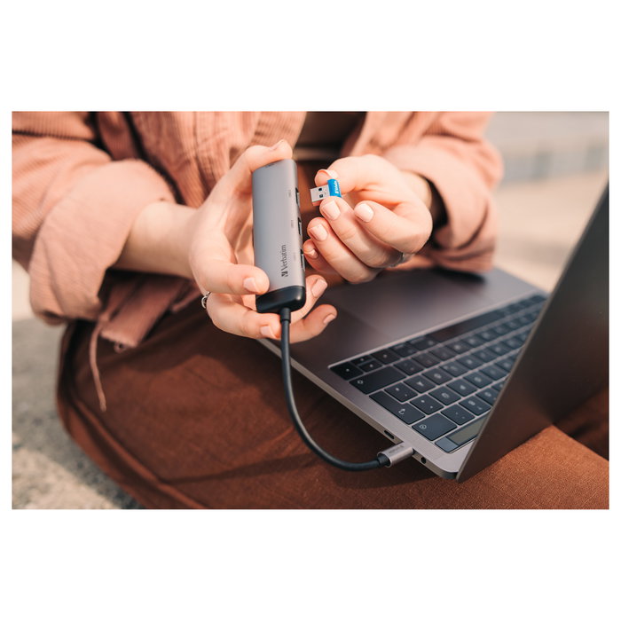 Verbatim USB-C Multiport Hub 4 puertos USB 3.2 Gen 1 Tipo A Verbatim USB-C Multiport Hub 4 puertos USB 3.2 Gen 1 Tipo A