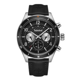 Timberland TDWGF2201001 con correa de cuero negra y caja gris