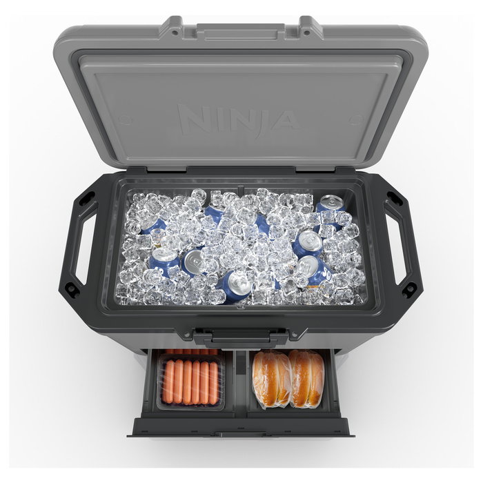 Ninja FrostVault FB151EUGY Nevera portátil con ruedas de 47L - Gris Ninja FrostVault FB151EUGY Nevera portátil con ruedas de 47L - Gris