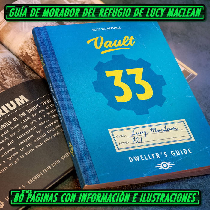 Doctor Collector Kit Lucys Dweller Fallout Guía Refugio Lucy Pin Refugio 33 Proyector Vault-Tec