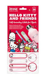 MINE Etiquetas Adhesivas Laminadas Hello Kitty, Blíster de 36 unidades