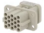 HARTING Han Q 17/0-F-c 10A plantilla de contacto hembra