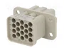 HARTING Han Q 17/0-F-c 10A plantilla de contacto hembra