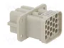 HARTING Han Q 17/0-F-c 10A plantilla de contacto hembra