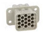 HARTING Han Q 17/0-F-c 10A plantilla de contacto hembra