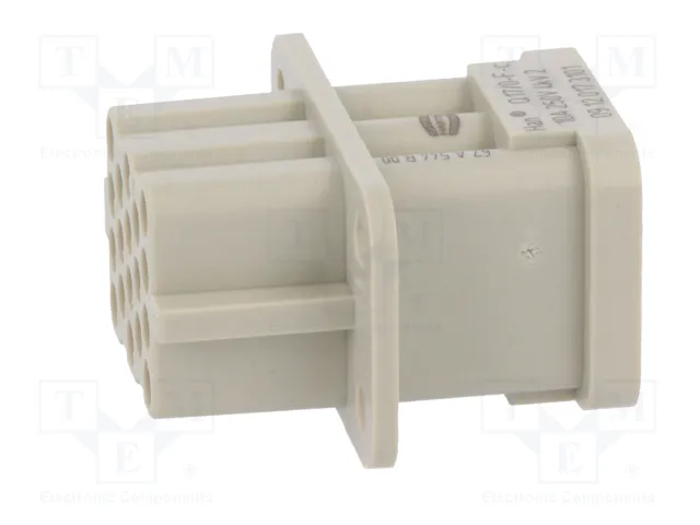 HARTING Han Q 17/0-F-c 10A plantilla de contacto hembra HARTING Han Q 17/0-F-c 10A plantilla de contacto hembra