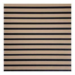 Paneltech Revestimiento Autoadhesivo 3D Imitación Roble con Fondo de Fieltro Gris Antracita, Loseta 58x58 cm, 6 Unidades