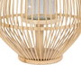 Ixia Farol Portavelas Natural Bambú 30 x 30 x 55 cm