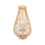 Ixia Farol Portavelas Natural Bambú 30 x 30 x 55 cm