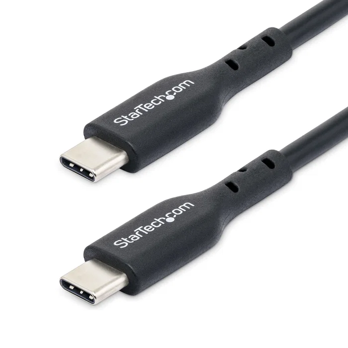 StarTech.com Paquete de 2 Cables USB-C de 1m, 60W/3A, Negro StarTech.com Paquete de 2 Cables USB-C de 1m, 60W/3A, Negro