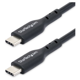 StarTech.com Paquete de 2 cables USB-C de 1 m, 60W/3A, Negro