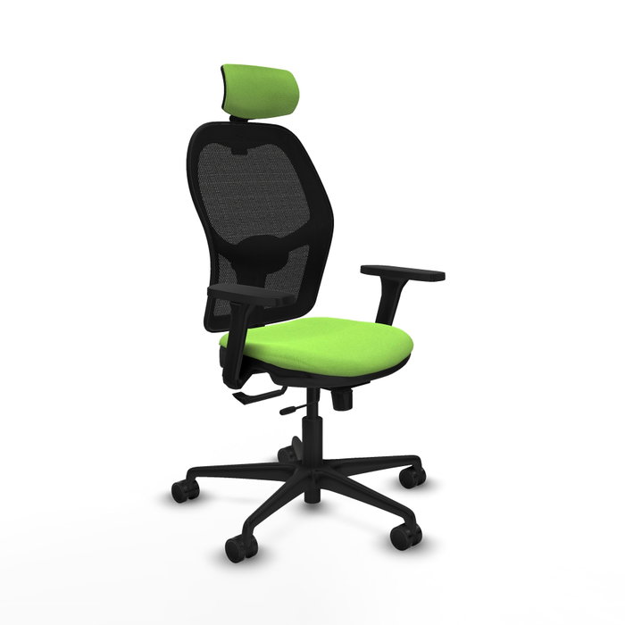 PIQUERAS Y CRESPO Silla de oficina Jorquera con mecanismo Sincro/Traslack, Pistacho y Negro PIQUERAS Y CRESPO Silla de oficina Jorquera con mecanismo Sincro/Traslack, Pistacho y Negro