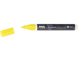 Kreul Rotulador para textil opaco amarillo punta bala 2-4mm