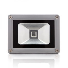 Brico Proyector LED 10W 850Lm Rojo IP65 30.000H Exterior Interior
