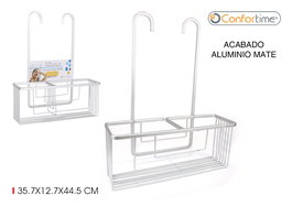 Confortime Colgador Baño Cesta Grande Alluma 35.7x12.7x44.5 cm (6 Unidades)