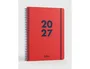 Liderpapel Agenda de oficina 2027 día por página A5 rojo