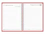 Liderpapel Agenda de oficina 2027 día por página A5 rojo