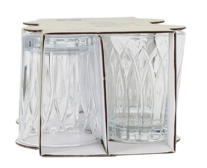 La Mediterranea Set 4 Vasos Chupitos 63ml Phasai Seu MD