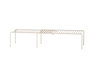Hermia Organizador de Cocina SM045-W, 100% Metal, 735 x 210 x 135 cm (2 Piezas), Blanco