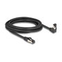 DeLOCK Cable de red RJ45 Cat.8.1 S/FTP 3 m Negro con conector angular