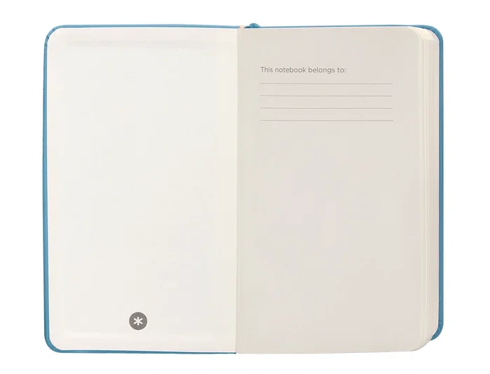 Antartik Cuaderno A6 Tapa Dura Hojas Lisas Azul Claro 100 Hojas 80gr FSC