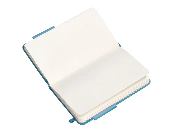 Antartik Cuaderno A6 Tapa Dura Hojas Lisas Azul Claro 100 Hojas 80gr FSC