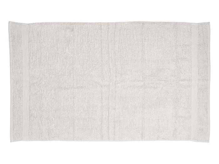 Berilo Toalla Lisa de Algodón y Poliéster 70x130 cm en Color Gris Claro (Set de 12)