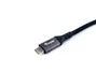 EQUIP Cable USB-C a USB-C USB 4 Gen 3x2 2m 40Gbps 240W Negro