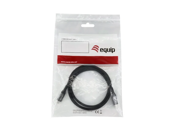 EQUIP Cable USB-C a USB-C USB 4 Gen 3x2 2m 40Gbps 240W Negro
