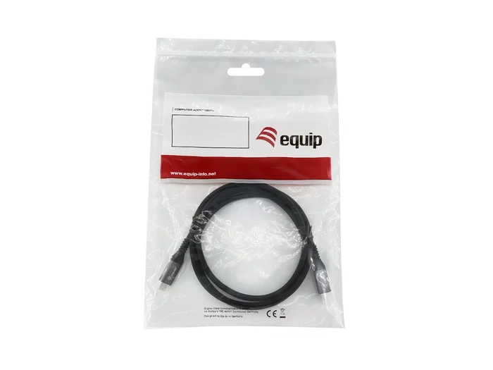 Equip Cable USB4 Gen 3 128383 USB-C a USB-C 2 m 40Gbps 240W PD 3.1 E-mark Compatible 8K@60Hz Thunderbolt 4 Negro