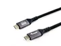 Equip Cable USB4 Gen 3 128383 USB-C a USB-C 2 m 40Gbps 240W PD 3.1 E-mark Compatible 8K@60Hz Thunderbolt 4 Negro