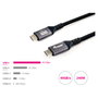 EQUIP Cable USB-C a USB-C USB 4 Gen 3x2 2m 40Gbps 240W Negro