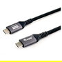 EQUIP Cable USB-C 4.0 a USB-C 128383, 2m, 5A/240W, 8K/60Hz, Negro