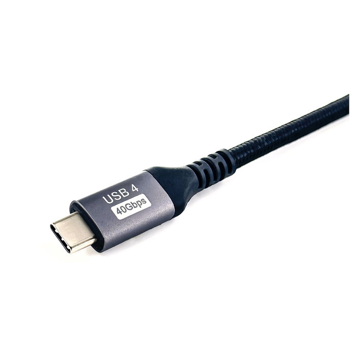 EQUIP Cable USB-C 4.0 a USB-C 128383, 2m, 5A/240W, 8K/60Hz, Negro