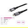 EQUIP Cable USB-C 4.0 a USB-C 128383, 2m, 5A/240W, 8K/60Hz, Negro