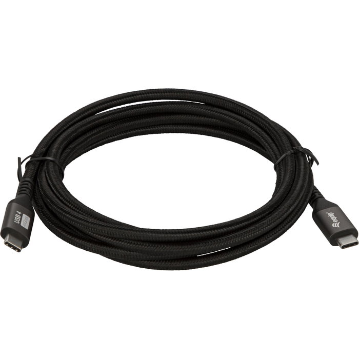 EQUIP Cable USB-C 4.0 Gen 3 de 2m, 240W PD, 8K/60Hz, Negro