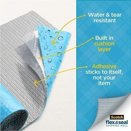 Rollo de Envío 3M Scotch Flex And Seal FS-1520-6-EU / 38cm x 6m