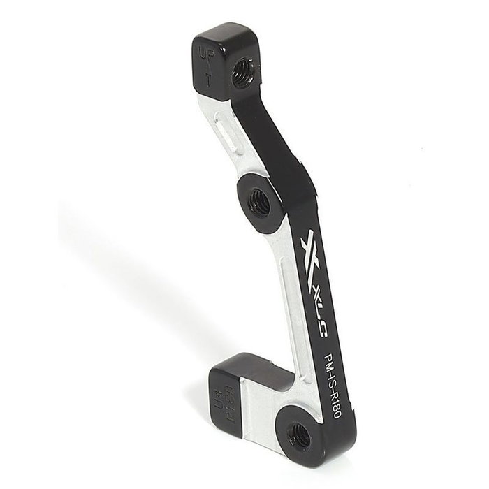 XLC Adaptador de frenos de disco BR-X Postmount Negro/Plata CNC Ligero XLC Adaptador de frenos de disco BR-X Postmount Negro/Plata CNC Ligero