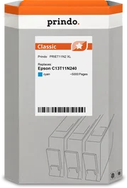Prindo PRIET11N2 Classic XL Cartucho de tinta cian