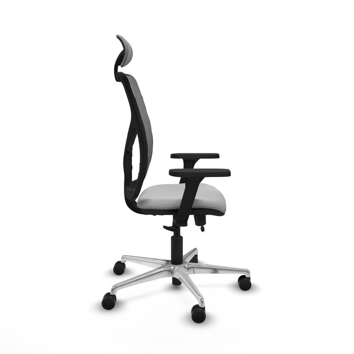 PIQUERAS Y CRESPO Silla de oficina Motilla Gris claro con mecanismo Sincro/Traslack PIQUERAS Y CRESPO Silla de oficina Motilla Gris claro con mecanismo Sincro/Traslack