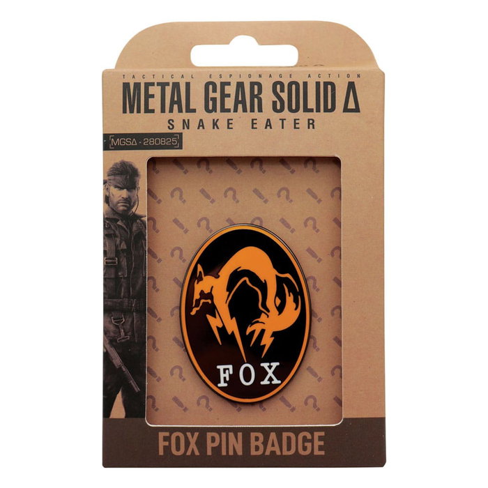 Metal Gear Solid Delta Chapa Fox Limited Edition Metal Gear Solid Delta Chapa Fox Limited Edition