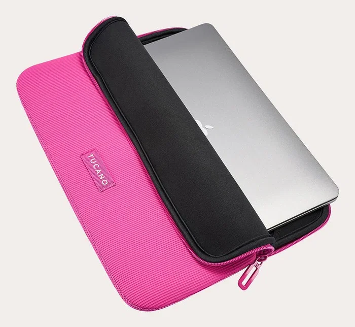 Tucano Maletín Toploader Colore 35.6 cm (14") para Laptop, Fucsia, Material PET