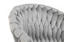 DKD Home Decor Silla de Poliéster y Metal Gris